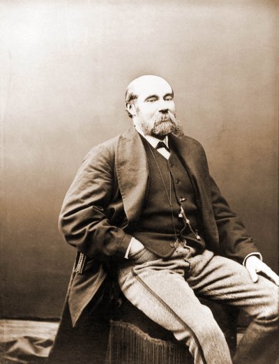 Retrato de Paul Féval, folletinista del periodo de Gaboriau y Ponson du Terrail 1817-1887 (foto) de Nadar