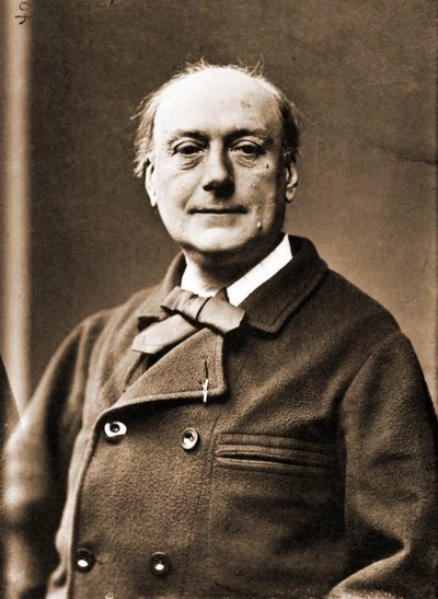 Retrato de Theodore de Banville, poeta 1823-1891 de Nadar