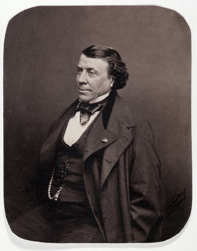 Retrato del cirujano francés Philippe Ricord (1800-1889) de Nadar