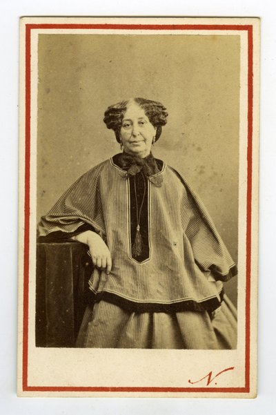Retrato de la escritora George Sand (Aurore Dupin), Baronesa Dudevant de Nadar