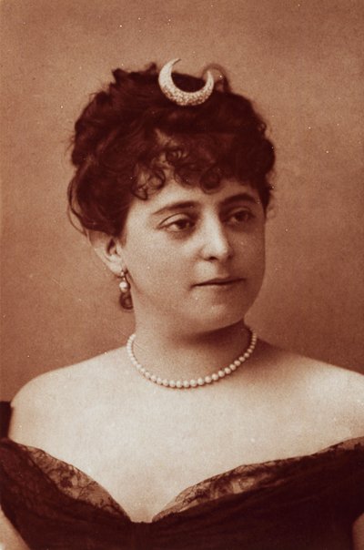 Sibyl Sanderson, soprano estadounidense, fotografía de Félix Nadar de Nadar