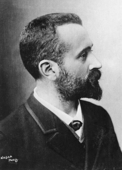 Alphonse Bertillon, oficial de policía francés, c. 1880 de Nadar