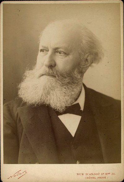 Charles Gounod, compositor francés, finales del siglo XIX de Nadar