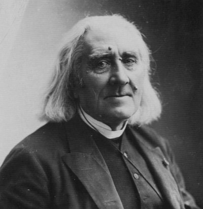 Franz Liszt, compositor y pianista húngaro, 1886 de Nadar