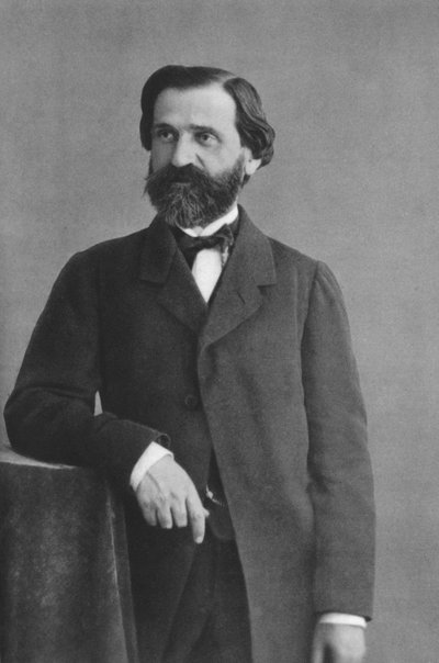 Giuseppe Verdi 1813-1901, compositor romántico italiano, principalmente de ópera de Nadar