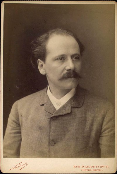 Jules Massenet, compositor francés, finales del siglo XIX de Nadar