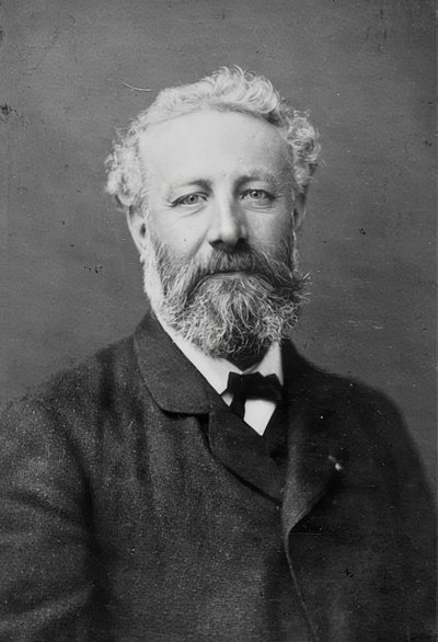Jules Verne (1828-1905). Escritor francés. Um 1880 de Nadar