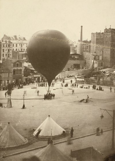 Le Neptune, Place Saint-Pierre en Montmartre, 23 de septiembre de 1870 de Nadar