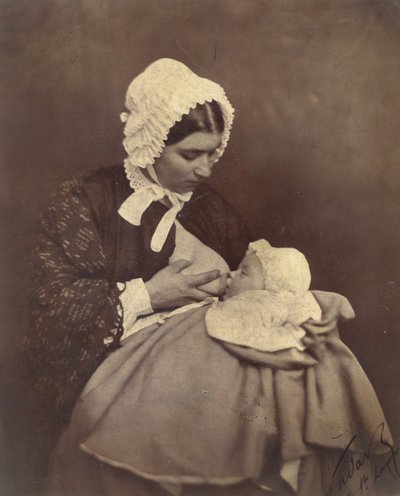 [Paul Nadar al pecho de su nodriza], 1856 de Nadar