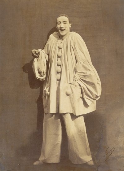 Pierrot riendo, 1855 de Nadar