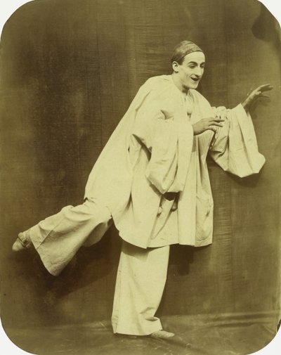 Pierrot corriendo, 1854-55 de Nadar