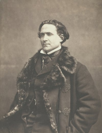 Retrato de La Fontaine, c. 1854-1860 de Nadar