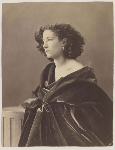 Retrato de Sarah Bernhardt 1844-1923 de Nadar
