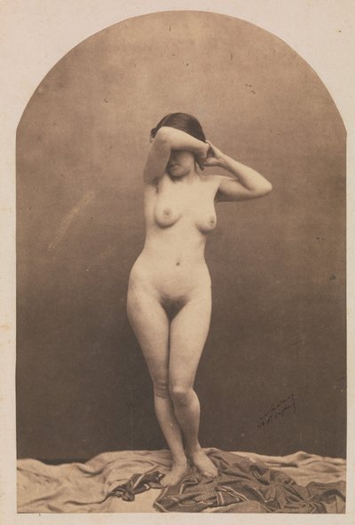 Desnudo femenino de pie de Nadar