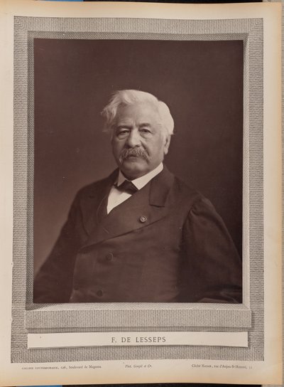 F. de Lesseps de Nadar [Gaspard Félix Tournachon]