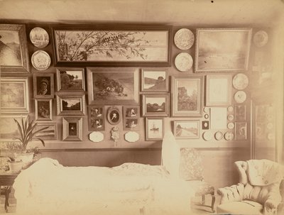 Sénart, la habitación de Nadar [Gaspard Félix Tournachon]