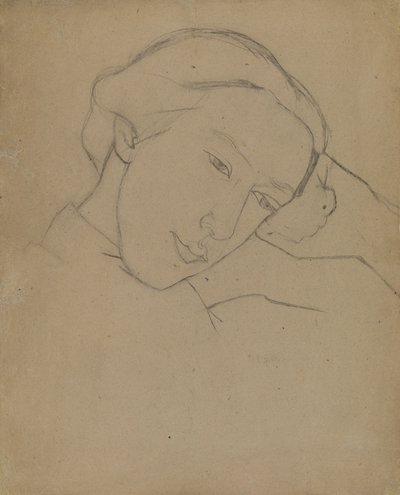 Autorretrato, 1910s de Nadezhda Vladimirovna Lermontova