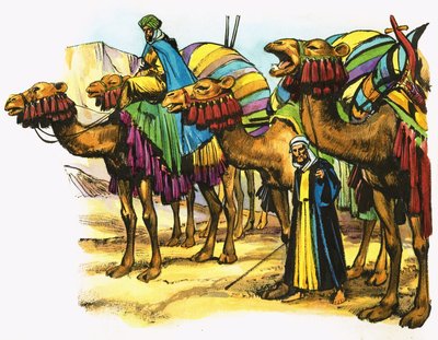 Tren de camellos del norte de África de Nadir Quinto