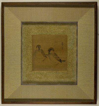 Dos gorriones de Nagasawa Rosetsu