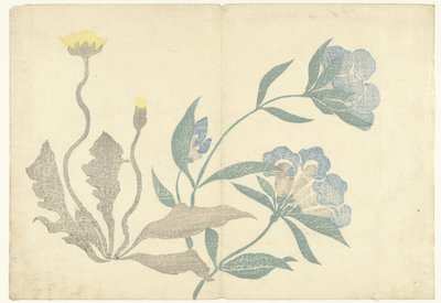 Dientes de león y flores azules
Álbum impreso de Korin (título de la serie)
Korin gafu (título de la serie) de Nakamura Hochu