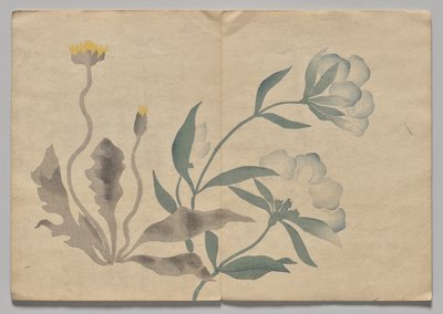 Escena del libro de imágenes Kōrin (volumen 2) de Nakamura Hochu