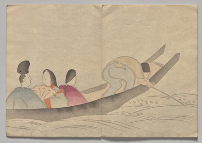 Escena del libro de imágenes Kōrin (volumen 2) de Nakamura Hochu