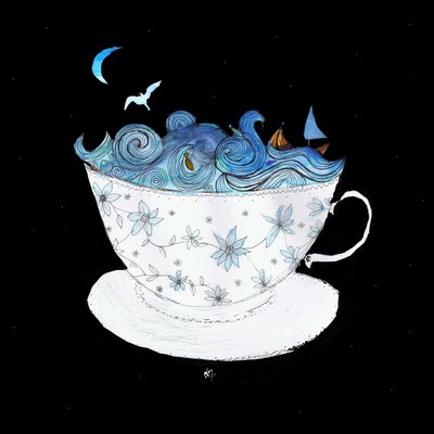 Una Tormenta en una Taza de Té, 2020 de Nancy Moniz Charalambous