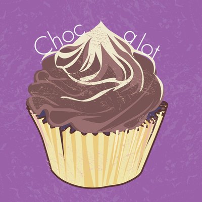 Cupcake de Chocolate, 2019 de Nancy Moniz Charalambous