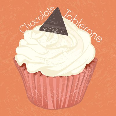 Cupcake de Toblerone de chocolate de Nancy Moniz Charalambous