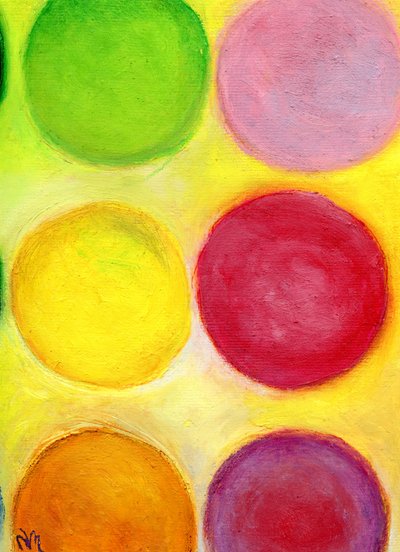 Los puntos felices 1, 2014 de Nancy Moniz Charalambous