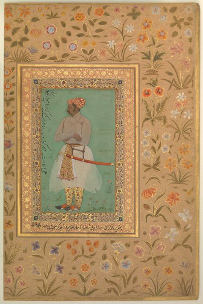 Retrato del Maharajá Bhim Kanwar de Nanha