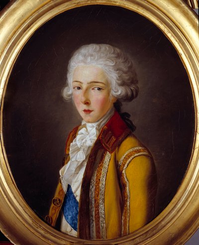 Retrato de Louis Antoine Henri de Bourbon Conde, Duque de Enghien (1772-1804) de Nanine Vallain