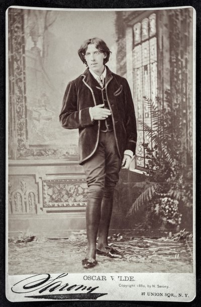 Oscar Wilde en América en 1882 (impresión) de Napoleon (after) Sarony