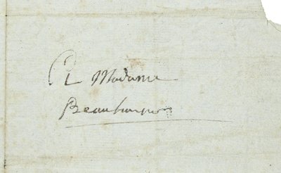 Carta a Josephine de Beauharnais de Napoleon Bonaparte