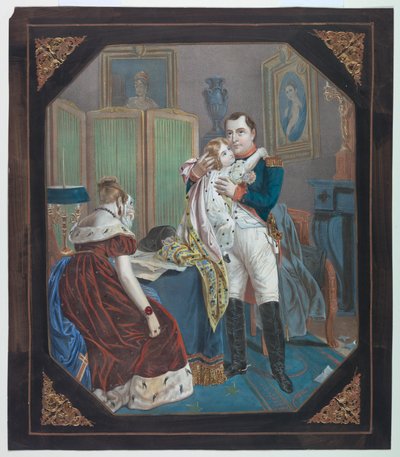 "Imagen de oropel": Napoleón y la Emperatriz María Luisa con el Rey de Roma de Napoleon Bonaparte