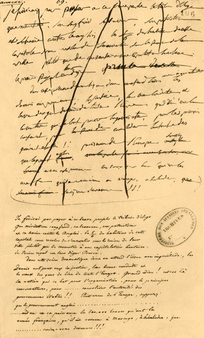Borrador del texto para inclusión en Le Moniteur Universel, 16 de abril de 1801, 1921 de Napoleon Bonaparte I