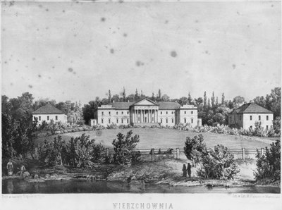 El castillo de Wierzchownia, residencia de la condesa Evelina Hanska, esposa del novelista francés Honoré de Balzac de Napoleon Orda