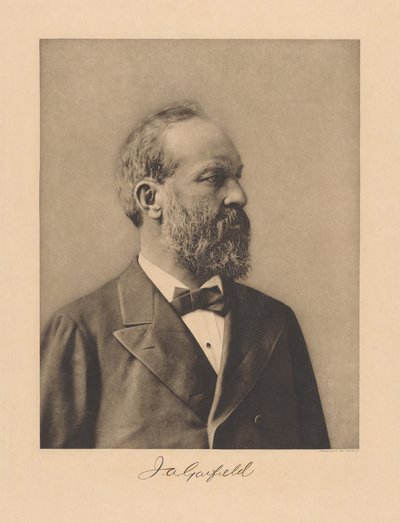 James Garfield de Napoleon Sarony