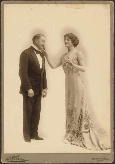 [John Drew, Jr. y mujer] de Napoleon Sarony