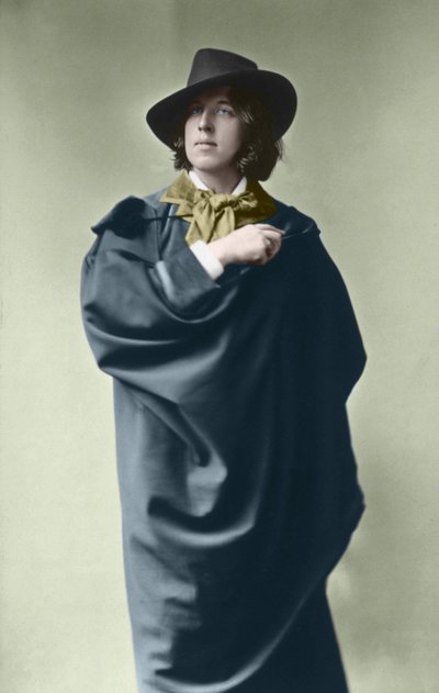 Oscar Wilde (1854 - 1900) alrededor de 1882 (foto) de Napoleon Sarony