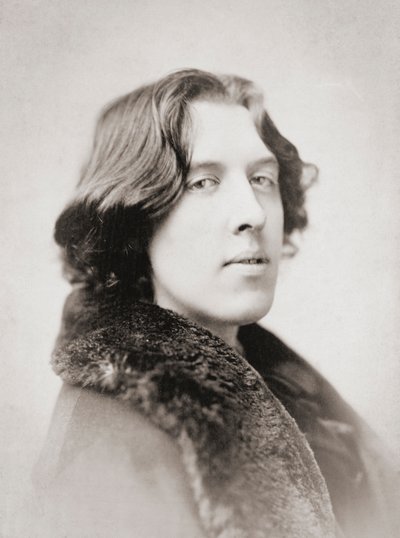 Oscar Wilde, principios de 1880 (foto en b/n) de Napoleon Sarony