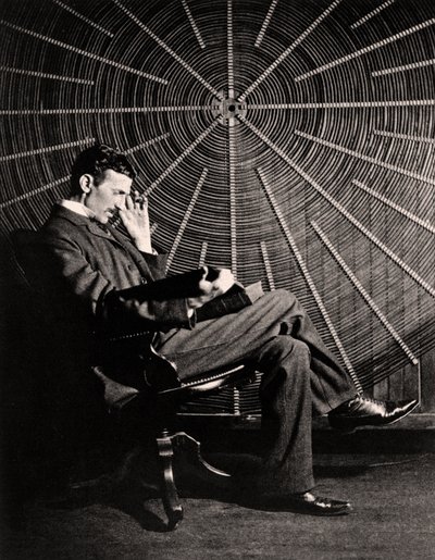 Retrato de Nikola Tesla de Napoleon Sarony