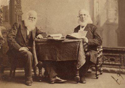 William Cullen Bryant y Peter Cooper de Napoleon Sarony