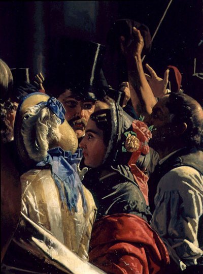Ludovico Manin y Nicolo Tommaseo liberados (detalle) de Napoleone Mani