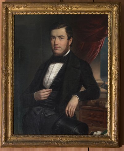Retrato de un caballero (óleo sobre lienzo) de Narciso Malatesta
