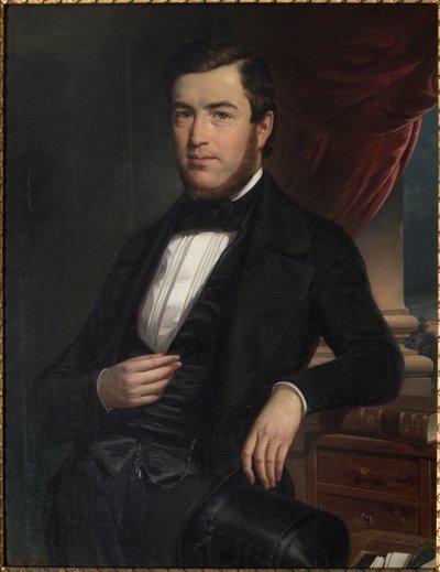 Retrato de un caballero (óleo sobre lienzo) de Narciso Malatesta