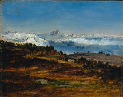 Los Pirineos, el Pico del Midi de Bigorre, 1871-1872 de Narcisse Diaz de la Pena