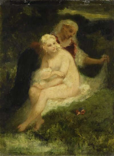 Después del baño de Narcisse Virgile Diaz de la Peña