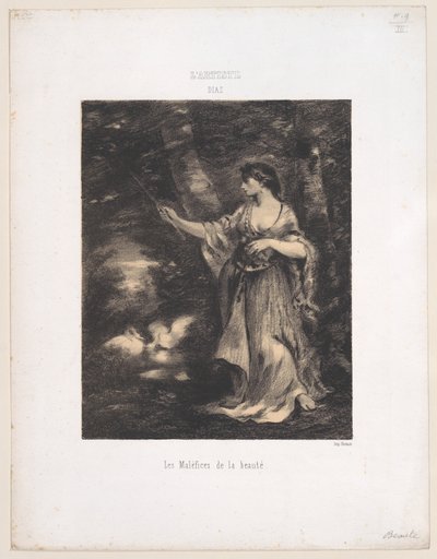 Los Maleficios de la Belleza de Narcisse Virgile Diaz de la Peña