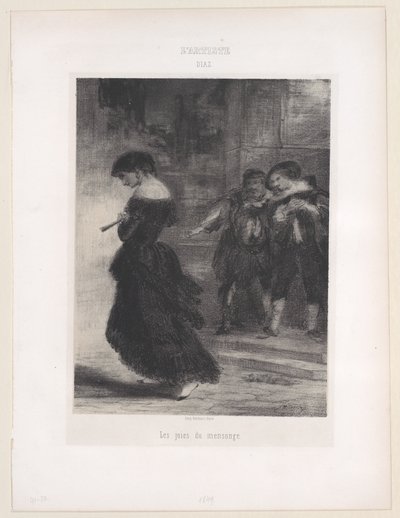 Las alegrías de la mentira, 1830-76 de Narcisse Virgile Diaz de la Peña